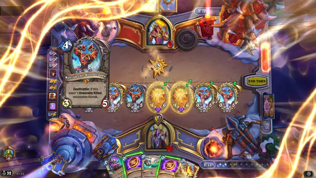 Hearthstone is another incredibly popular esport, based on a cardgame with absolutely no blood or violence.